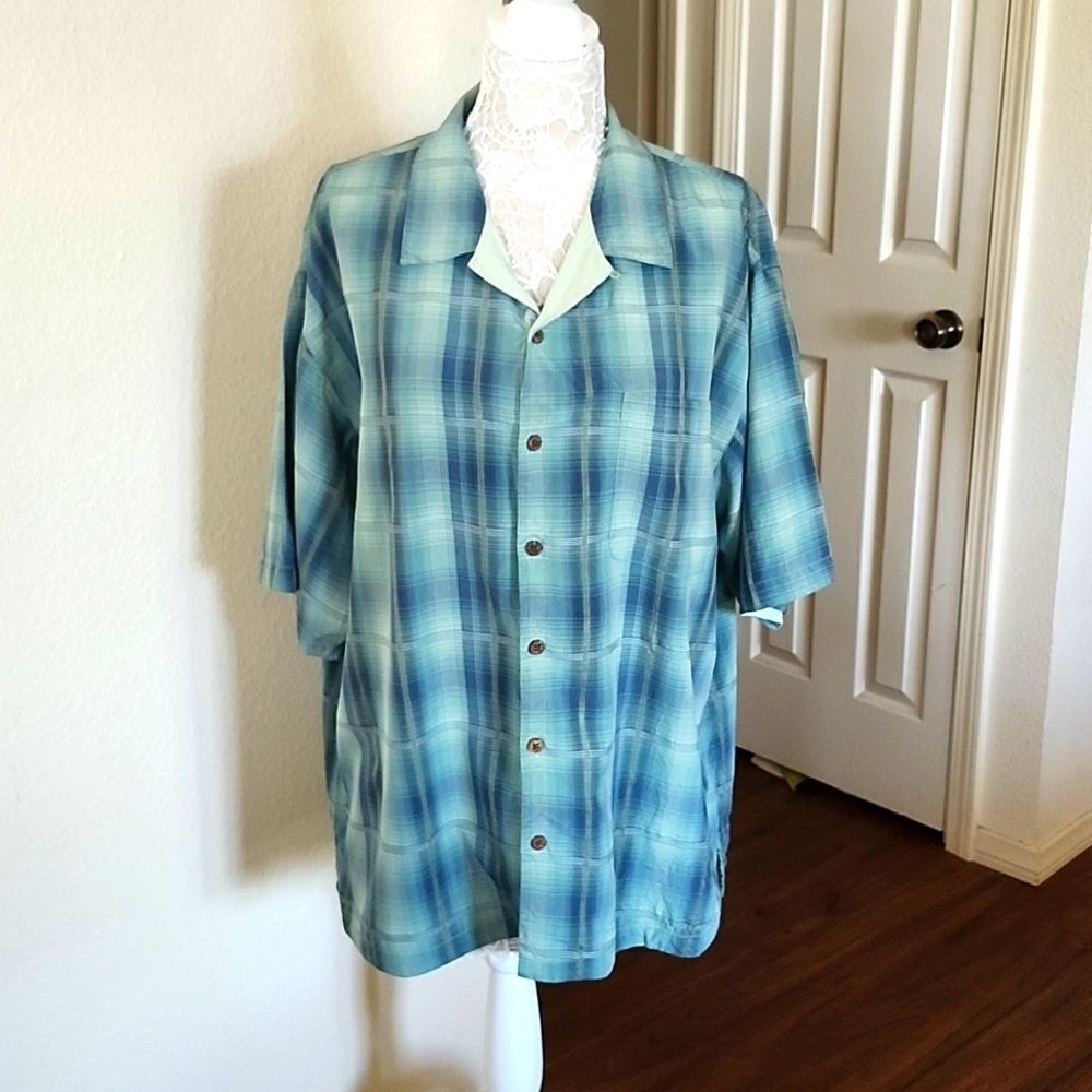 Tommy Bahama Aloha Resort Wear 100% Silk Shirt Size XL